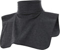 Ohoo Ribbed Cotton Blend Fake Turtleneck Dickey Collar Lightweight Detachable Mock Layering Accessory for Men Women