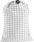 SWISSELITE Heavy Duty Laundry Drawstring Bag with Strap, 28 x 40 Inches Travel Dirty Clothes Bag for Laundromat and Household, 6 Color