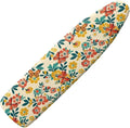 Flowers Butterfly Standard Size Iron Pad Covers Tolerates High Temperature Anti-Dirty Durable Ironing Board Replacement Cover with Hook and Loop Fastener Strap