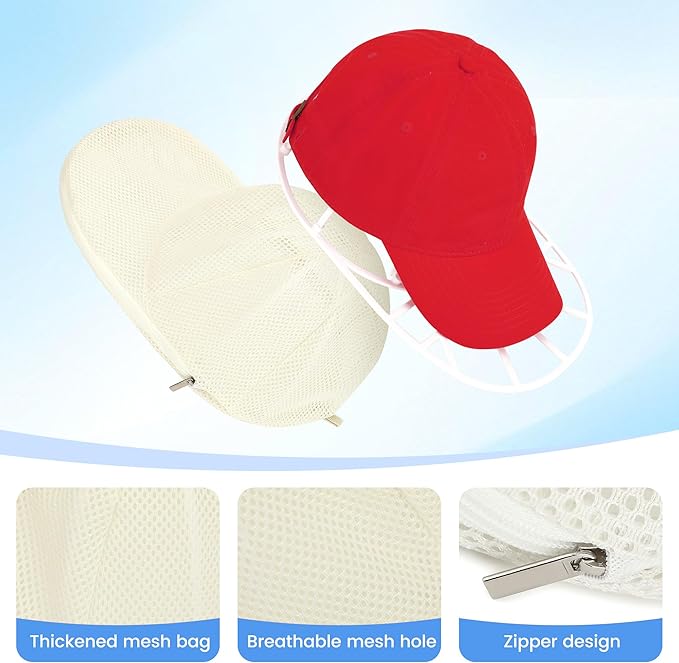 Hat Washer Cage Hats Cleaner, Cap Cleaner Baseball caps for Washing Machine or Dishwasher