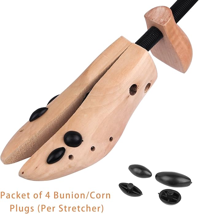 Pair of Premium Professional 4-way Shoe Trees, Shoe Stretcher for Men or Women