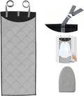 Over The Door Steamer Pad 45 ×19 Inch Steamer Mat for Clothes Including Ironing GlovesDoor Press Pad for Travel Ironing Board Portable Ironing Mat with Protective Glove