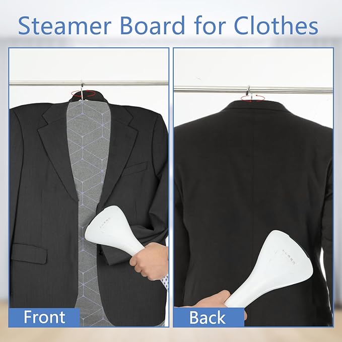 Steamer Board for Clothes With Ironing Glove, 35"17.5" Hanging Ironing Pad, Steam Iron Stand With Pad for Steaming Clothes