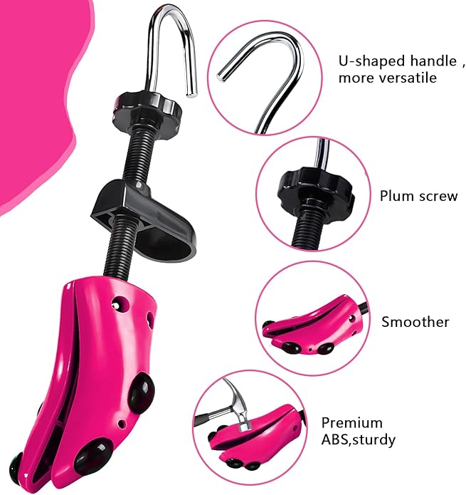 Shoe Stretcher Shoe Trees,Adjustable Length & Width for Men and Women,4-Way Adjustable Shoe Expander Widener