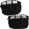 2 Pcs Collapsible Laundry Baskets, Tear Proof Pop Up Laundry Hamper with Dual Handles, Durable Foldable Laundry Basket, Easy to Carry Laundry Hamper for Home, Laundry Room, Bedroom, Dorm, Travel Black