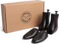 Cobbler's Choice Co. Finest Quality Men’s Boot Tree – Varnished Natural Wood, Timeless Design, Signature Finish, Black