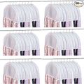 Patelai 100 Pcs 2" Gusseted Shoulder Covers for Hanging Clothes 24" Length x 12" High Plastic Garment Dust Covers Protectors for Closet Storage Suit, Coats, Jackets, Dress Closet Storage(Translucent)