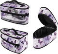 Butterfly Print Steam Iron Case Portable Travel Iron Organizer Handheld Steamer Holder with Handle Waterproof Travel Accessories, Case Only