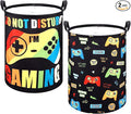 Zhehao 2 Pcs Gamer Laundry Basket Boys Kids Laundry Hamper Gamer Room Decor Gaming Storage Basket Hamper Clothes Organizer Nursery Toy Storage Bin for Easter Gifts Bedroom Bathroom Decoration(Classic)