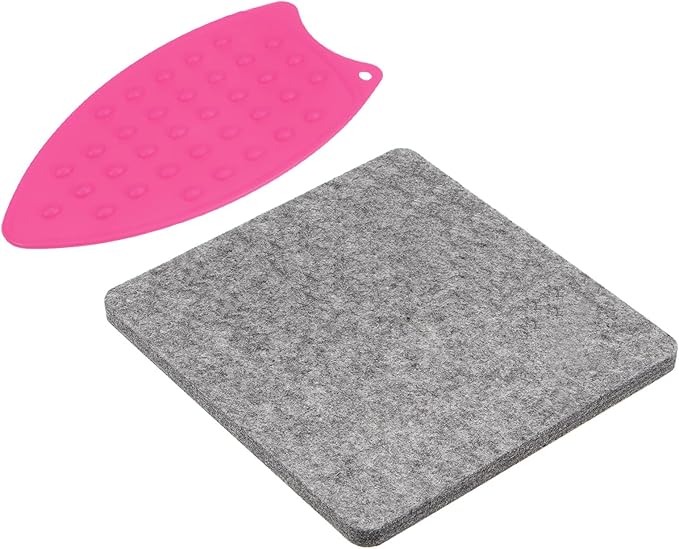 HARFINGTON Wool Pressing Mat 10" x 10" Wool Ironing Pad Sewing Notions for Crafts Quilter Quilting