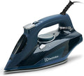 Electrolux Professional Steam Iron for Ironing Clothes, 1700 Watt Clothing Iron with Adjustable Steamer, Titanium Infused Ceramic Sole Plate, Self Clean, Auto Shut Off, Even Heat Distribution - Blue
