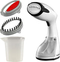 True & Tidy Steamer for Clothes, Portable Handheld Garment Fabric Wrinkles Remover, 30-Second Fast Heat-up, Auto-Off, Large Detachable Water Tank