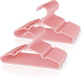 VTRIN Baby Hangers 60 Pack Large Capacity Hard Plastic Kids Hangers Suitable for All Clothes of Infant and Toddler, Such as Short, Shirts and Thick Coats, Pink