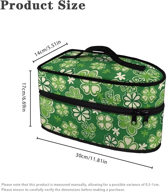 Shamrock Iron Storage Case Carry Bag for Full-Size Irons Dust-proof Travel Irons Carrying Organizer with Handle and Zipper Closure,Bag Only