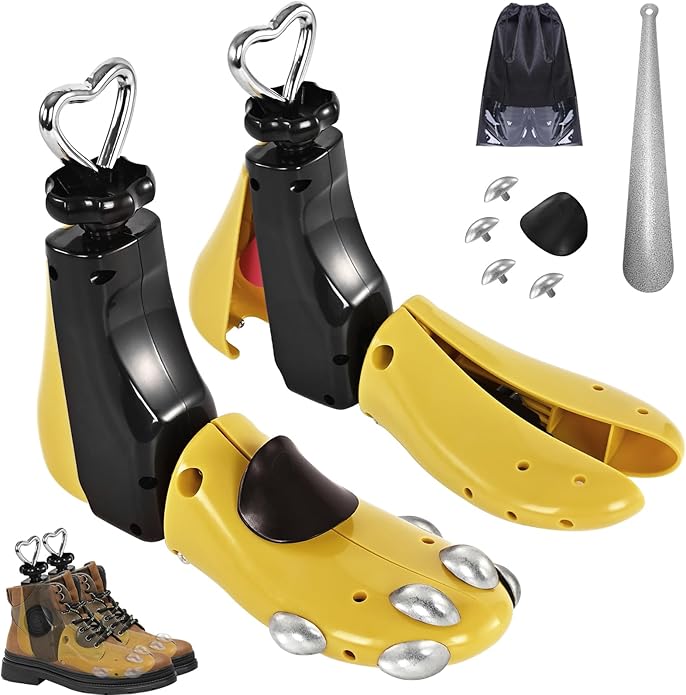 Shoe Stretcher Women Men, Boot Stretcher Wide Feet, 4-Way Shoe Widener & Expander for Stretch Length & Width