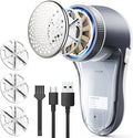 POPCHOSE Fabric Shaver, Sweater Shavers to Remove Pilling, Lint Shaver with 6-Leaf Blades, Electric Lint Remover for Clothes, Couch, Furniture, Fuzz, Lint Ball, Pillings, USB Rechargeable