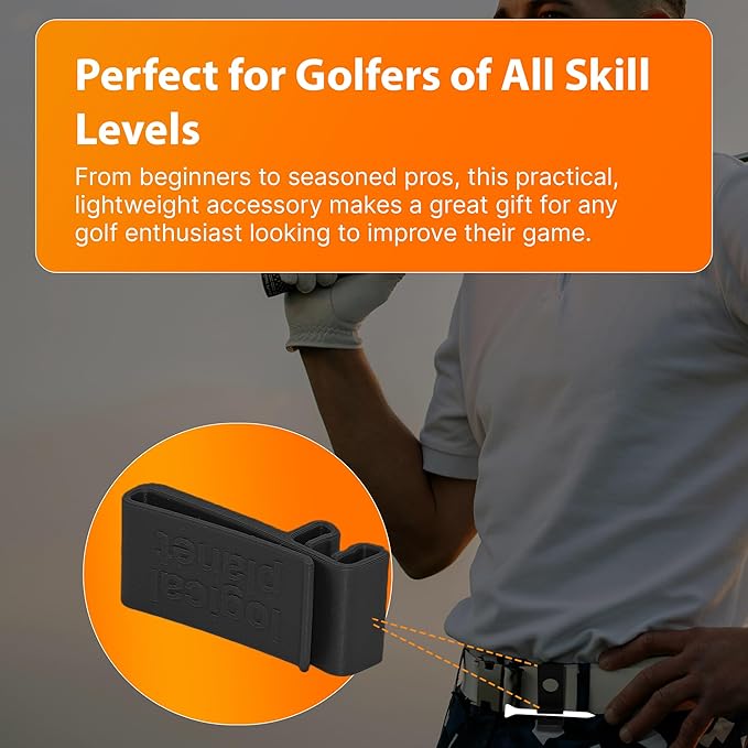 SplashNColor Golf Ball and Tee Holder with Clip – ABS Golf Tee Organizer for Bag, Durable Golf Accessory for Men & Women, Compact Ball and Tee Holder for Golf Enthusiasts - White 3 Pack - 1 Slot Each