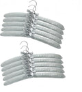 Padded Hangers for Women Clothing Satin Hangers Non Slip Padded Hanger for Sweaters Padded Clothes Hanger