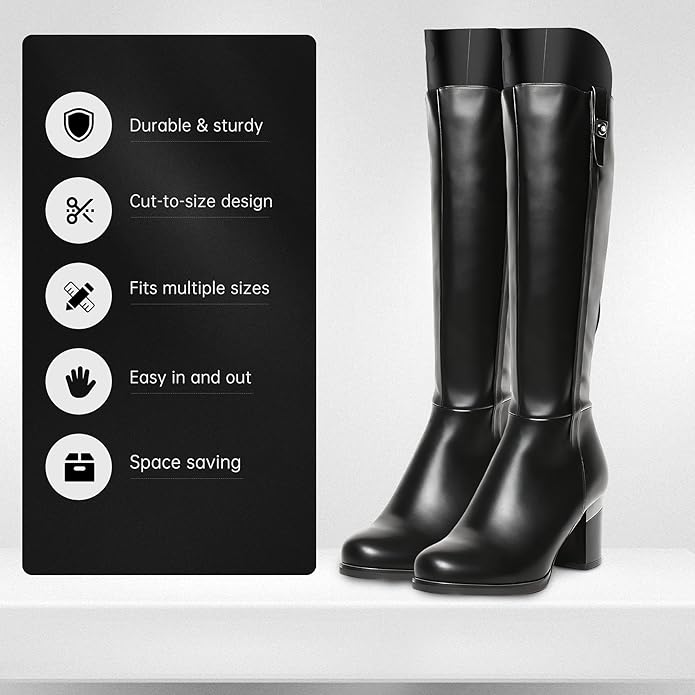 Apoway Boot Shaper Form Inserts, Tall Boot Support, Reusable Shoe Tree Shape Holder for Women and Men