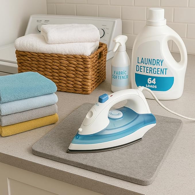 Wool Ironing Mat for Table Top – Portable Pressing Pad, Ironing Board Alternative for Quilting, Sewing & Travel Iron Anywhere (11.5" x 14.5")