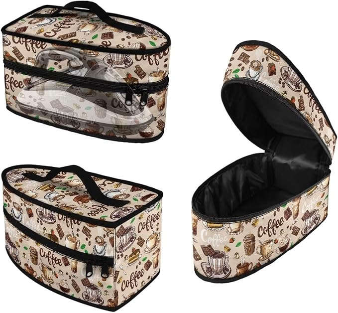 Coffee Chocolate Iron Storage Bag Compatible with Most Iron Lightweight Wear-resistant Clothes Iron Storage Case for Clothing Store