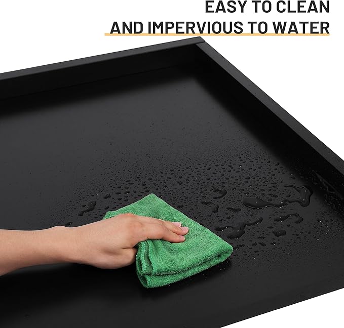 Washer Dryer Countertop, 100% Natural Wood, Laundry Countertop Over Washer and Dryer, Laundry Machine Topper for Front Loaders, Fits All Major Brands, Anti Vibration Pads, 54” x 27.5" Natural