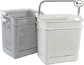 35l Clothes Basket Set of 4, Clothes Hampers for Laundry with Carry Handle