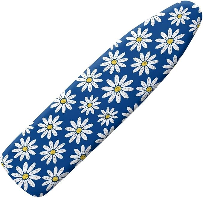 Ironing Board Covers,Standard Ironing Board Cover,Floral Ironing Board Cover,Daisy Ironing Board Cover,Daisy Print Blue X-Large