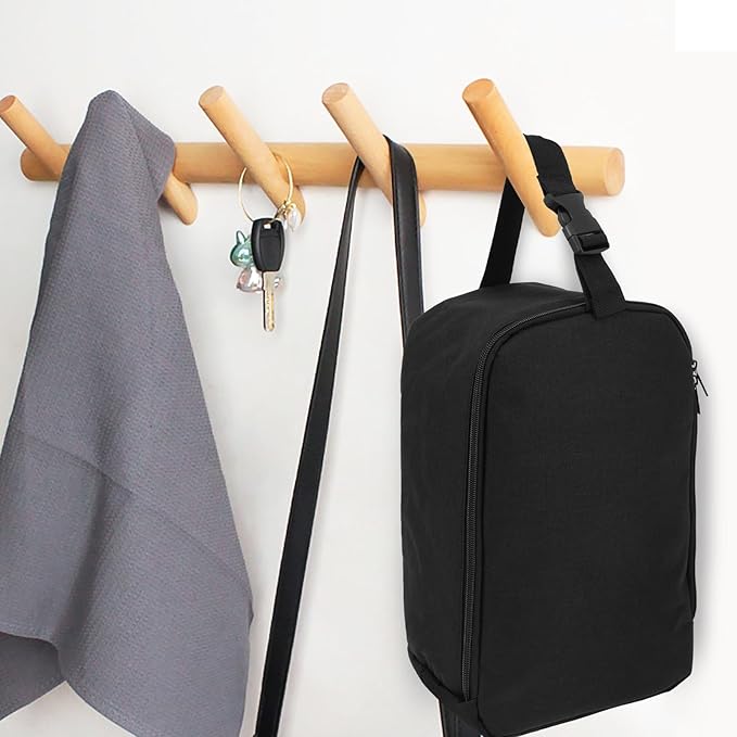 Travel Steamer Bag for Conair Clothes Steamer, Clothes Steamer Bag with Hanging Buckle Strap, Portable Handheld Travel Irons Carrying Case for Steam Iron and Other Accessories, Black (Bag Only)