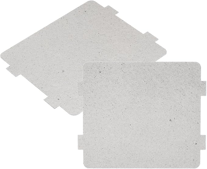 PATIKIL 4.2 x 3.9 Inch Microwave Waveguide Cover, 4pcs Universal Microwave Mica Plates Sheet 0.4mm Thick Replacement Part Heat Insulation for Microwave Oven
