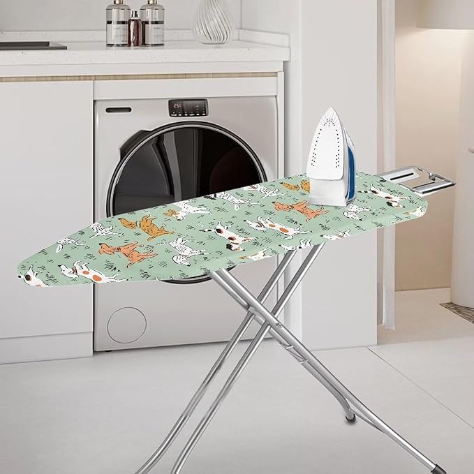 Ironing Board Cover,Ironing Mat,Dog Print Ironing Board Cover,Dog Ironing Board Cover,Tabletop Ironing Board Cover,Cute Dog Print X-Large
