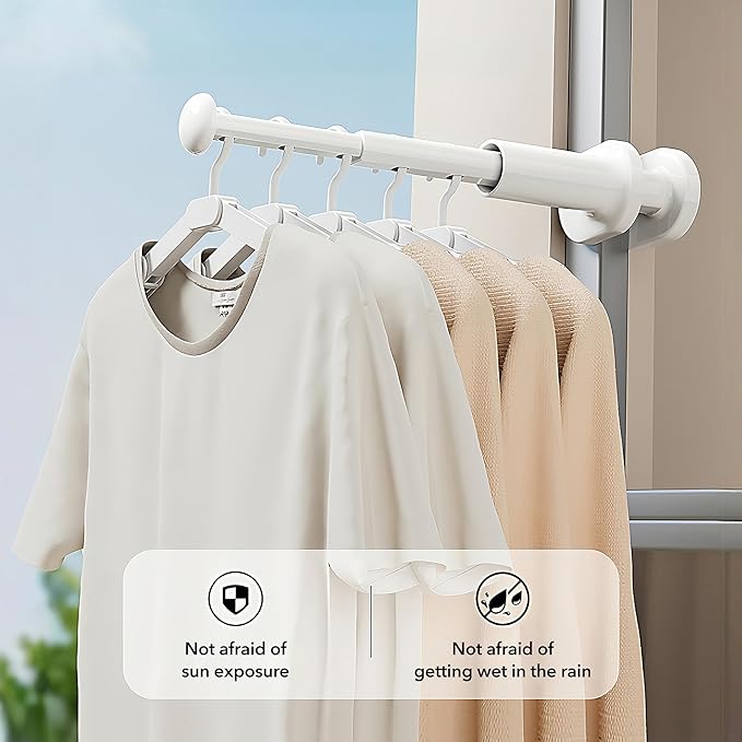 2 Pack Portable Mini Travel Drying Rack Clothing – Adjustable Space Saving Clothes Drying Rack with 6 Hangers, Foldable Laundry Drying Rack for Hotel, Balcony, Camping,Suitcase,Door