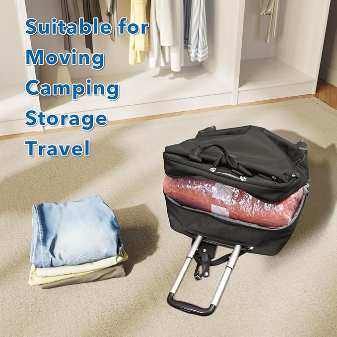 MEIQIHOME Vacuum Storage Bags, Space Saver Sealer Bags,Vacuum seal bags for clothing, Pillows, Comforters, Blankets, Bedding,16 Pack Vacuum Storage Bags with Electric Pump