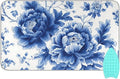 Ironing Mat Pad for Table Portable Travel Iron Blanket Ironing Board Covers Pressing Mat Heat Press Pads 27.6x47.2 Inches Blue and White Peony Flowers Butterfly55