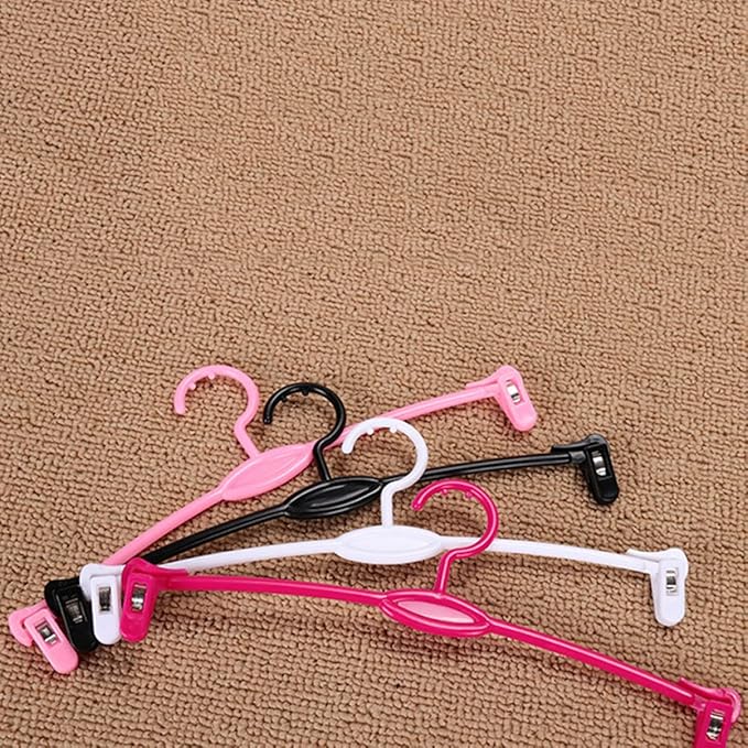 Homoyoyo 15pcs Shop Bra Home Rosy Trousers Skirt Clothes Laundry Clips Hangers Simplicity Coat Underwear Support Panties Dresses Drying for Rack Practical Pants with Holder Plastic