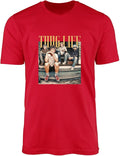 Stay Golden Graphic T-Shirt for Women - Thug Life - Comfortable Cotton Blend Tee - Standard Fit Short Sleeve Top