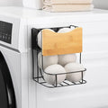 Magnetic Rolling Dryer Ball Holder for Laundry Room Organization and Storage - Automatic Dryer Ball Dispenser Chute Container (No Balls)