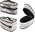 Sewing Machine Print Portable Iron Storage Bag,Dustproof Bag for Travel Mini Steam Iron Universal for Most Iron Home Decoration,Easy to Carry(Bag Only)