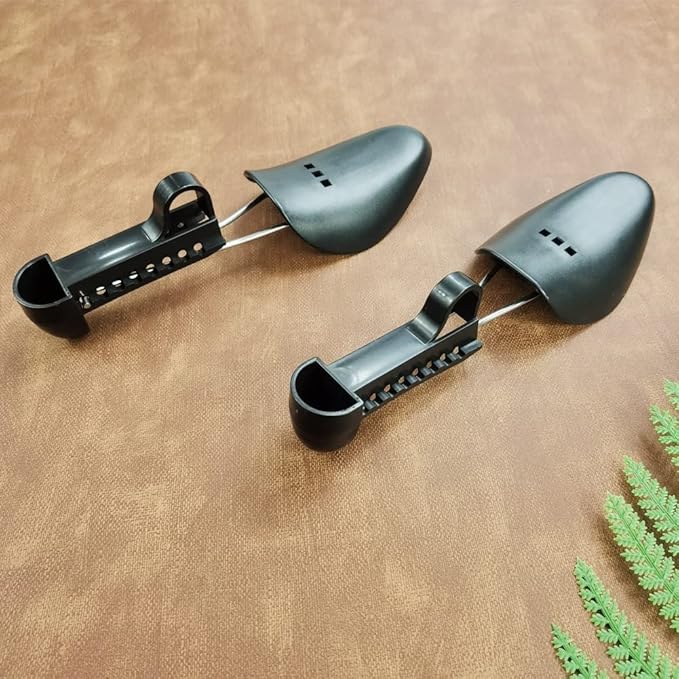 WAJJ 10 Pairs Plastic Shoe Tree Stretcher Shaper for Women Adjustable Length Shoes Boot Holder Shaper Support(Black Women)