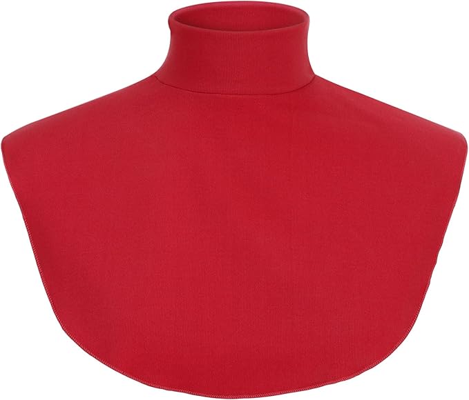 Turtleneck Dickey Extra Large Fake Collar Detachable Dickey Collar Half Mock Turtleneck for Men Women