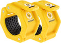 Lock-Jaw Sport Olympic Barbell Collar - Quick Release Barbell Clamp (Yellow)