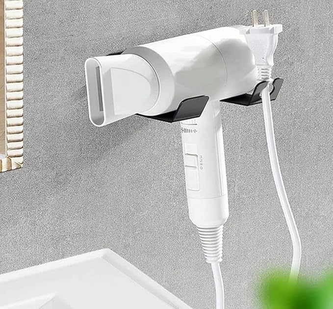 Handheld Garment Steamer Clothes Holder, Fabric Steamer Iron Hanger, Handheld Hanging Ironing Machine Hanger Hook, Steam Ironing Machine Accessories (Black)