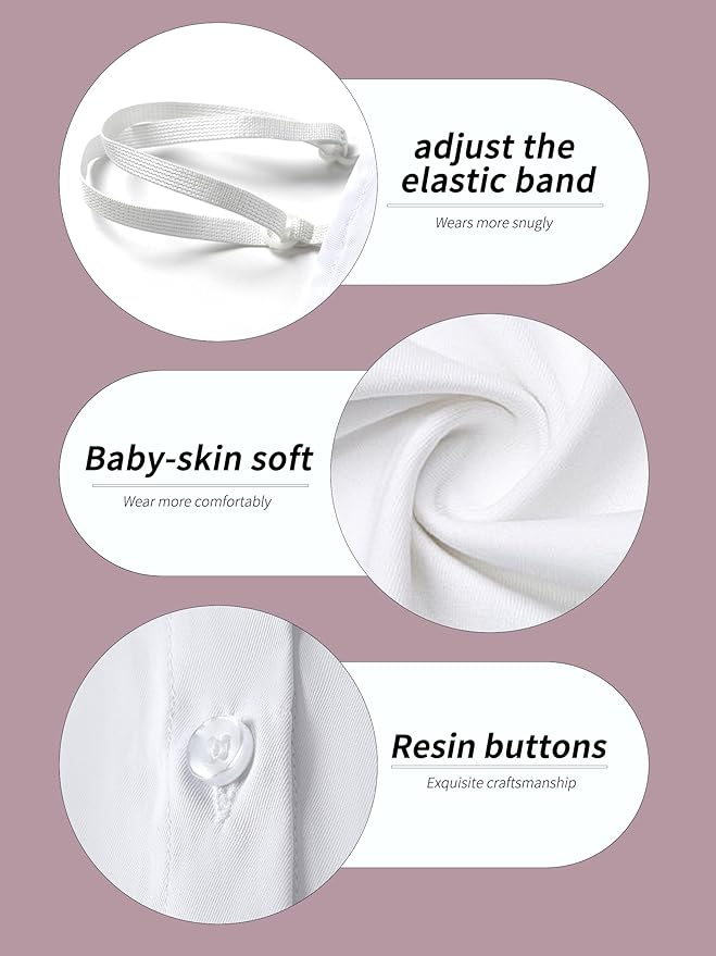 YIZHONG Detachable Collar Faux Shirt Dickie Collars for Women Men