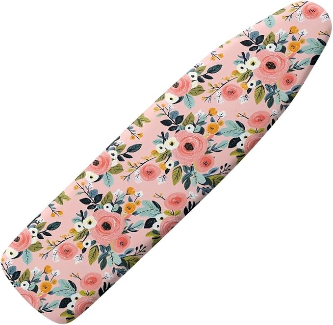 Ironing Board Cover Resist Scorching Table Top Ironing Board Cover Stain Resistant Ironing Accessories Extra Wide Ironing Board Cover - Flowers