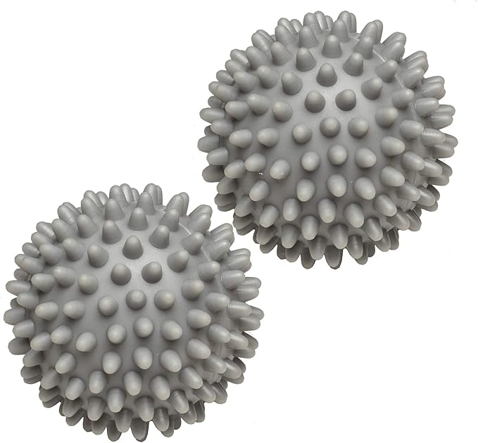 2 Pack Dryer Balls | Reduces Drying Time | Reduces Static | Softens Clothing | Laundry Accessories | Assorted Colors |