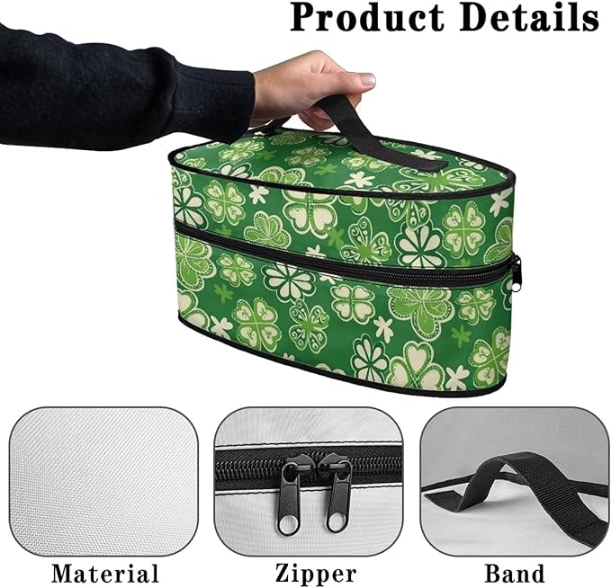 Shamrock Iron Storage Case Carry Bag for Full-Size Irons Dust-proof Travel Irons Carrying Organizer with Handle and Zipper Closure,Bag Only