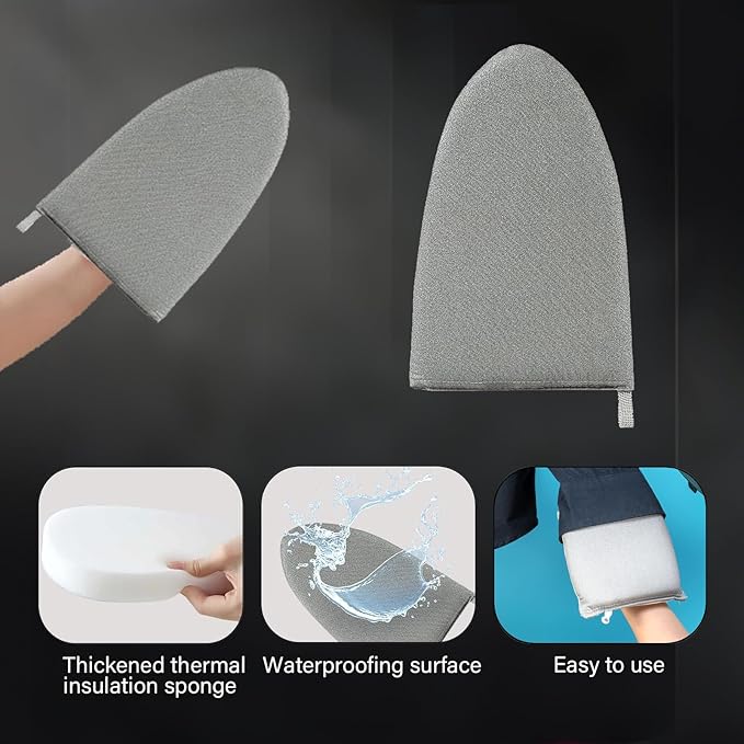 Portable Travel Steamer & Foldable Steamer Board Set, Heat Resistant Iron Board for High Pressure Clothes Steaming,1000W Fabric Wrinkle Remover, Portable 3-in-1 Iron with 15S Fast Heat-up