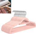 Velvet Hangers,Felt Hangers,Non-Slip Clothes Hanger, Multifunctional Space Saving Clothes Hangers for Wedding Dress & Dress Clothes(Pink 3,20pcs)