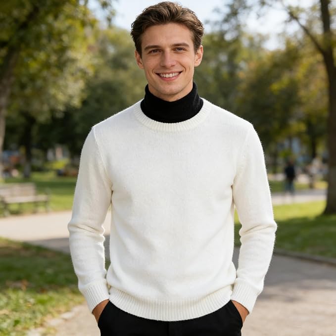 2Pcs Detachable Fake Turtleneck Collar Mock Turtleneck Collar False Half Blouse Collars for Women Men