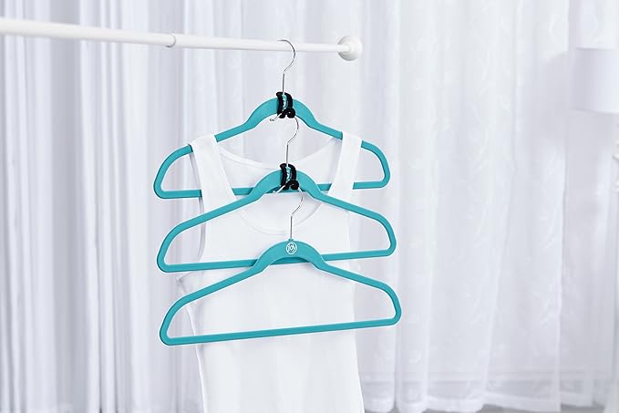 Joy Mangano HHMH10502 10pk Mini Hooks Hanger Accessory, Purple